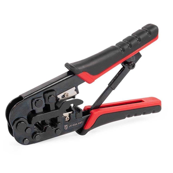 Пресс-клещи КВТ для RJ разъемов JT-03А Мастер (кримпер) для разъемов RJ-45, RJ-12, RJ-11, RJ-22