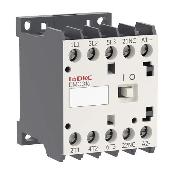Миниконтактор DKC YON DMC016 16A 7,5кВт AC3 3P 1НО катушка 220В AC