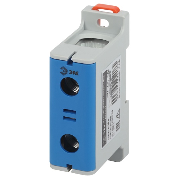 Клеммы силовые вводные КСВ ЭРА NO-224-132 (KE63.2) 35-150 мм2 N синяя