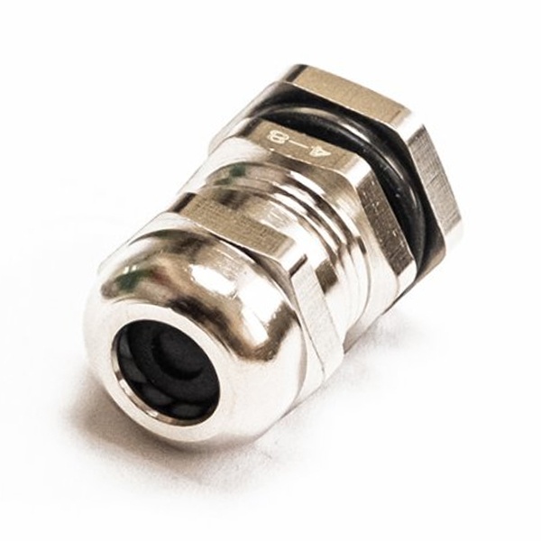 Латунный кабельный ввод (сальник) Промрукав MGM 16 (IP68) d отверстия 4-8 мм с резьбой (3 шт/уп)