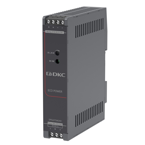 Источник питания DKC ECO POWER 1ф 75Вт 3,125А 24В
