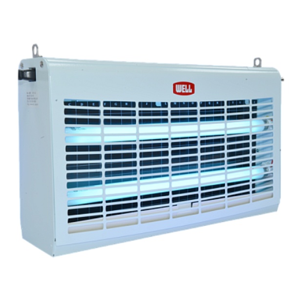 Ловушка для насекомых клеевая Well WE-813-SB60 площадь 180м2 (4 лампы 15Вт) 470х130х330мм