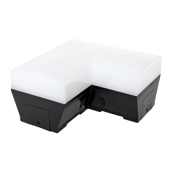 Фигурный коннектор EKF Luma ДБО-L 8W 6500K IP20 черный для светодиодных линейных светильников