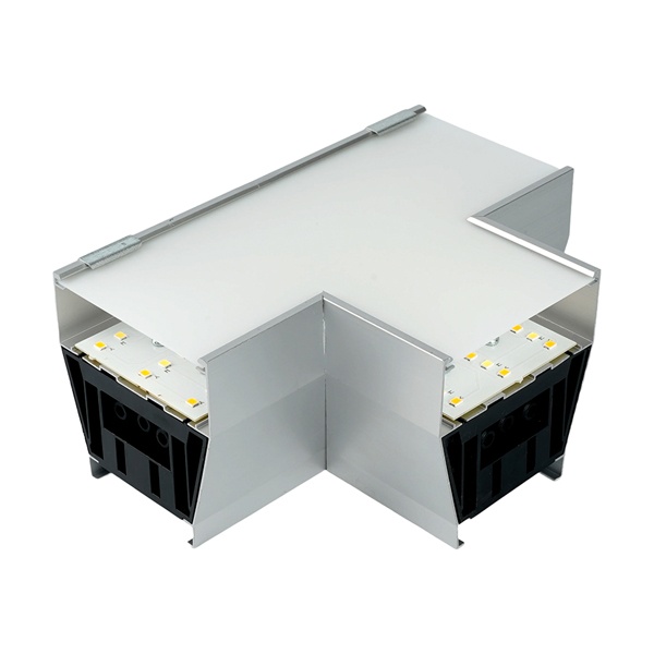 Светильник коннектор Feron AL4036 5W 3000K-4200K-6400K 550Lm T-образный с переключением режимов, сер