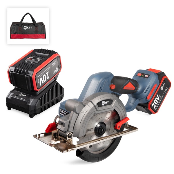 Пила циркулярная КВТ аккумуляторная CB-20-140 Профи с максимальным размером оснастки/диска 140 мм