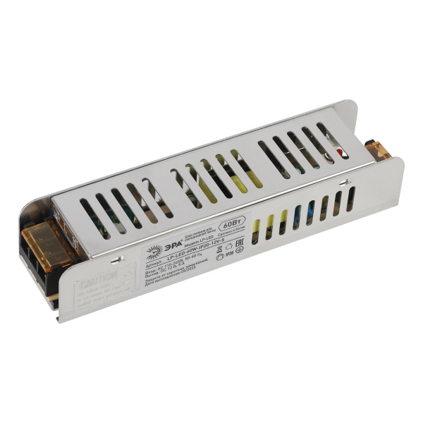 Блок питания для светодиодной ленты ЭРА LP-LED 60W-IP20-12V-S 160х40х32mm