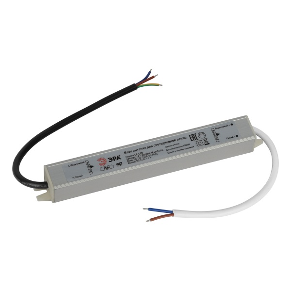 Блок питания для светодиодной ленты ЭРА LP-LED 25W-IP67-24V-S 172x22x20mm
