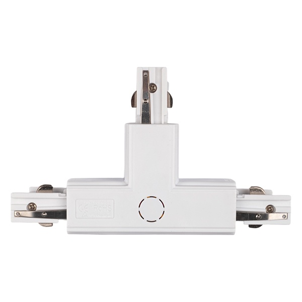 Коннектор для трехфазного шинопровода JazzWay 3P PTR CT-WH L/OUT левый внешний белый