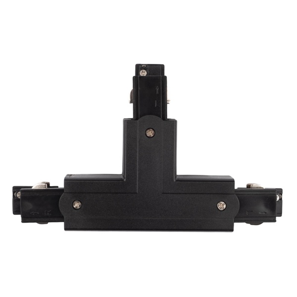 Коннектор для трехфазного шинопровода JazzWay 3P PTR CT-BL R/INT правый внешний черный