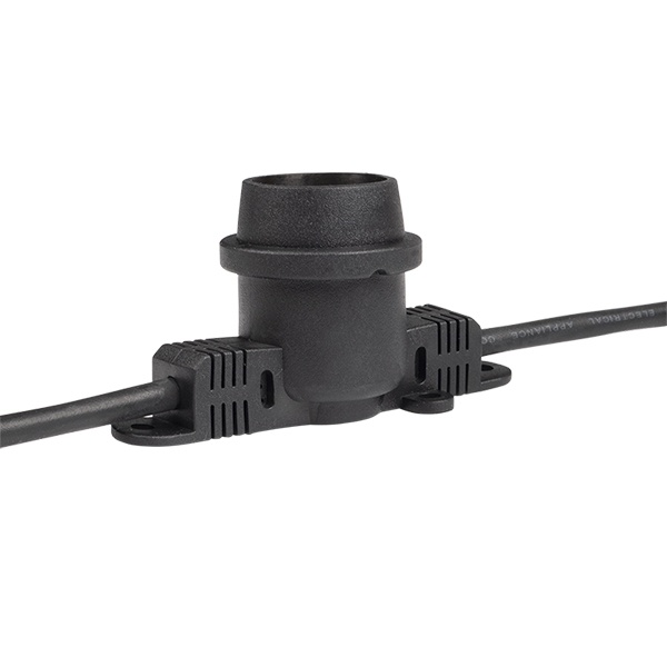 Гирлянда уличная Белт-лайт JazzWay PBL-S80/L48+1.5 Black 80 ламп E27 48м, шнур 1.5м IP65