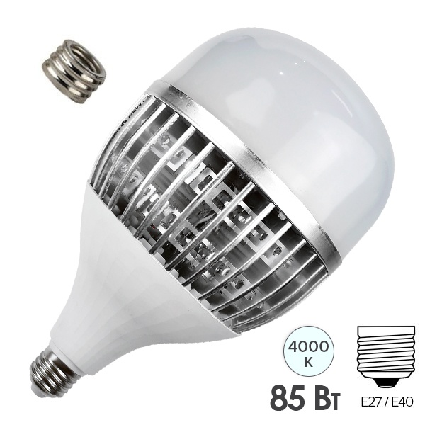 Лампа светодиодная JazzWay PLED-HP-TR130 85W 4000K E27-E40 белый свет