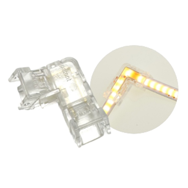 Соединитель Feron LD190 угловой 7мм для COB ленты шириной 5 мм