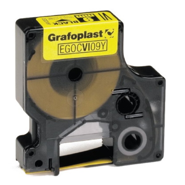 Картридж DKC для принтера EGO1PRO термо трубка 09мм х 1,5м желтый