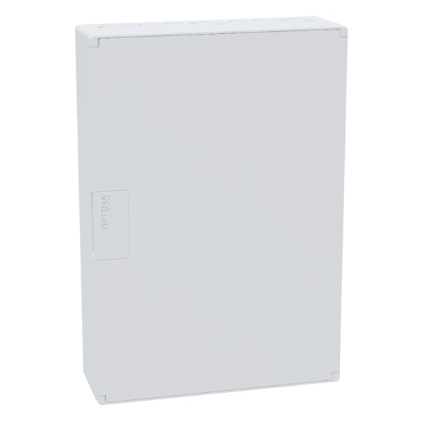 Щит навесной КЭАЗ OptiBox Pro 24-NNR-IP40 24 (2x12) модулей непрозрачная белая дверца IP40 (электрический шкаф)