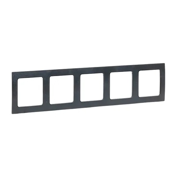 Рамка 5-местная пластиковая EKF Стокгольм черный