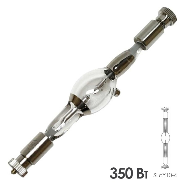 Лампа специальная ртутная короткодуговая Ushio USH-350/DS 350W 54-66V SFcY10-4 1000ч 18000Lm