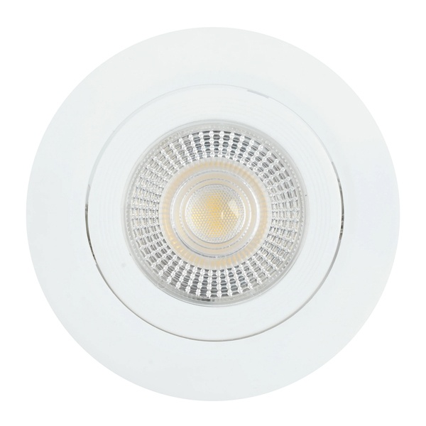 Светодиодный светильник Feron AL540 7W 4000K 560Lm белый, круглый встраиваемый d77/D90x16mm