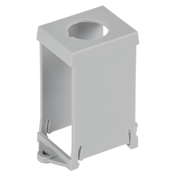 Адаптер закрытого типа ИЭК MASTER для установки светосигнальной арматуры на DIN-рейку 22мм