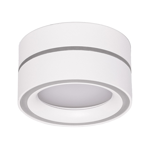 Светильник потолочный накладной / встраиваемый Feron HL455 GX53 230V max 12W белый D85x47mm