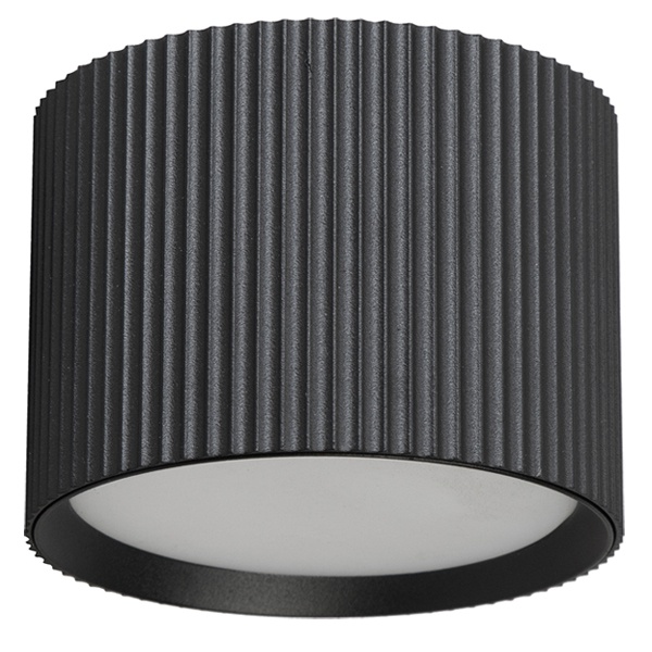 Светильник потолочный Feron HL458 под лампу GX53 max 12W 230V черный D82x60mm