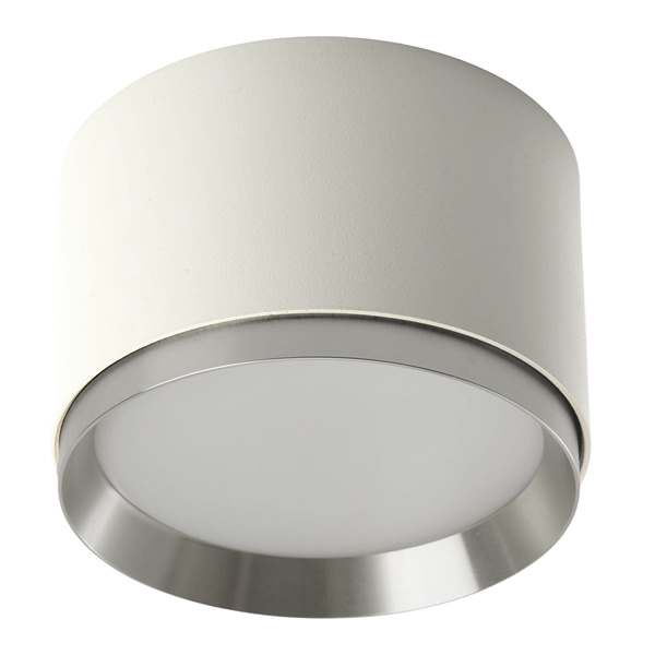 Светильник потолочный Feron HL459 под лампу GX53 230V max 12W белый + хром D82x60mm