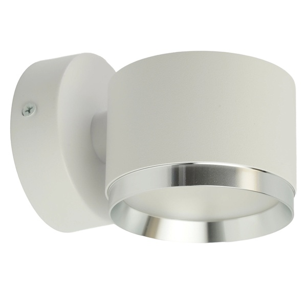 Светильник настенный Feron HL4598 GX53 230V max 12W белый + хром D85x65x116mm