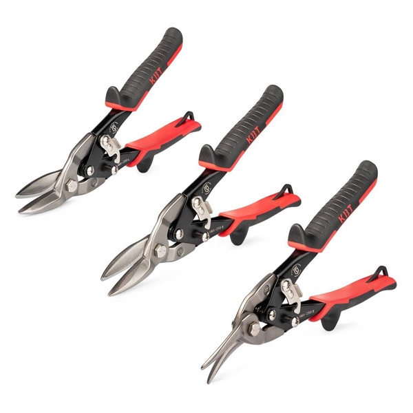 Набор ножниц КВТ по металлу НМА-250 LSR для резки листового металла толщиной до 1.2 мм