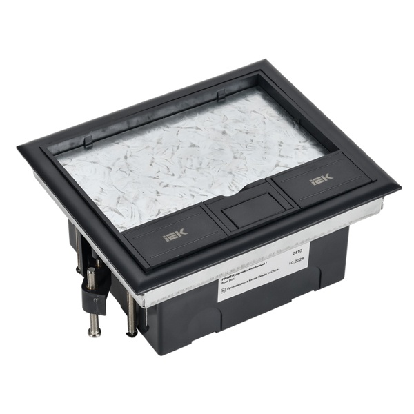 Лючок напольный ИЭК PRIMER на 8 модулей в фальшпол