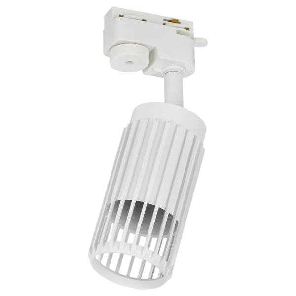 Светильник трековый однофазный поворотный ИЭК 4206 декоративный под лампу MR16 GU10 белый