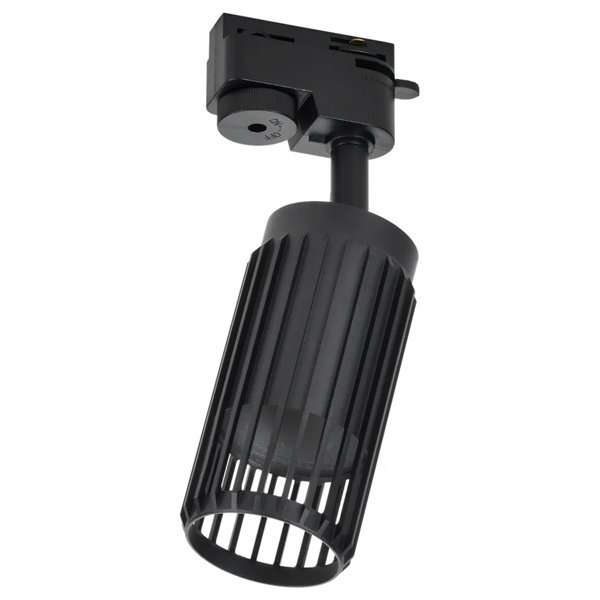 Светильник трековый однофазный поворотный ИЭК 4206 декоративный под лампу MR16 GU10 черный