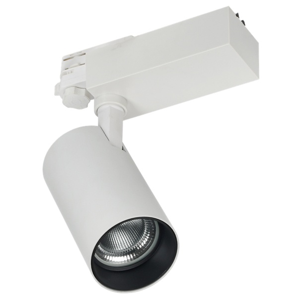 Светильник светодиодный трековый трехфазный ИЭК 302 PRO 30W 4000K 36° белый (упаковка 3 шт)