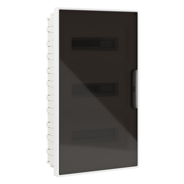 Щиток встраиваемый DKC FRAME 36 (3х12) модулей с тонированной дверцей с шиной IP40 белый