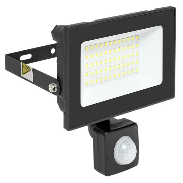 Прожектор светодиодный EKF СДО-3004 50W 6500K 4000Lm IP54 с инфракрасным датчиком движения