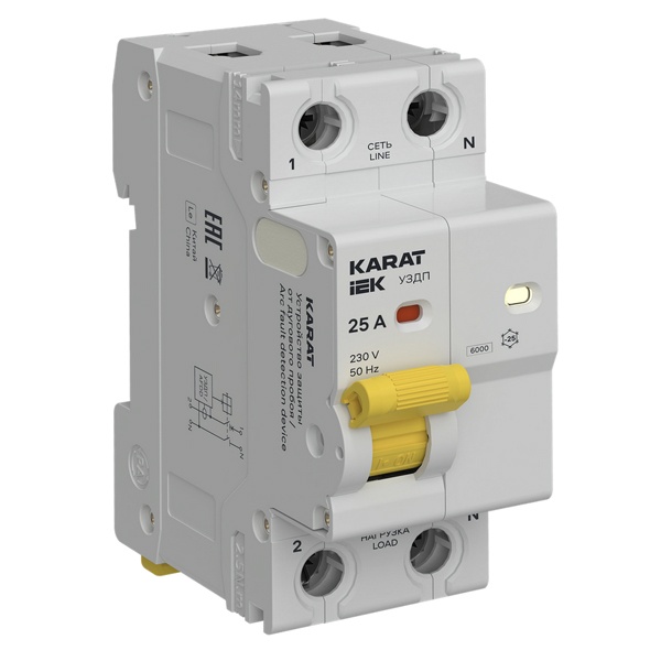 УЗДП ИЭК KARAT 1P+N 25A однофазный