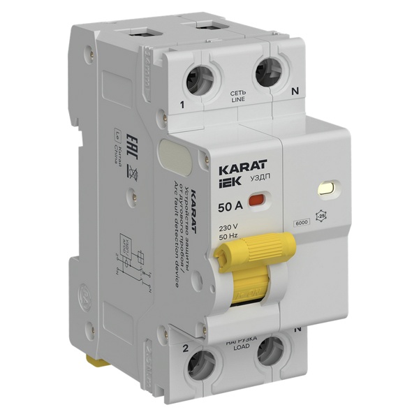 УЗДП ИЭК KARAT 1P+N 50A однофазный