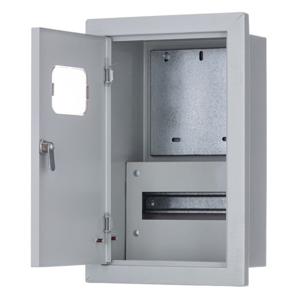 Корпус учетно-распределительный металлический встраиваемый DEKraft 430х280х160,1ф,9 модулей IP31