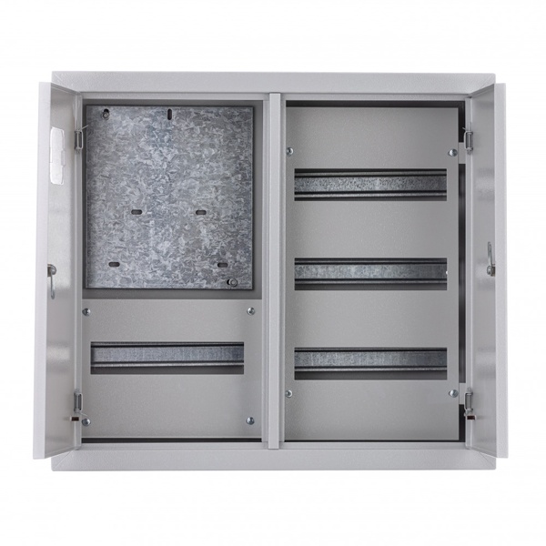 Корпус учетно-распределительный металлический встраиваемый DEKraft 550х615х160, 3ф, 48 модулей IP31