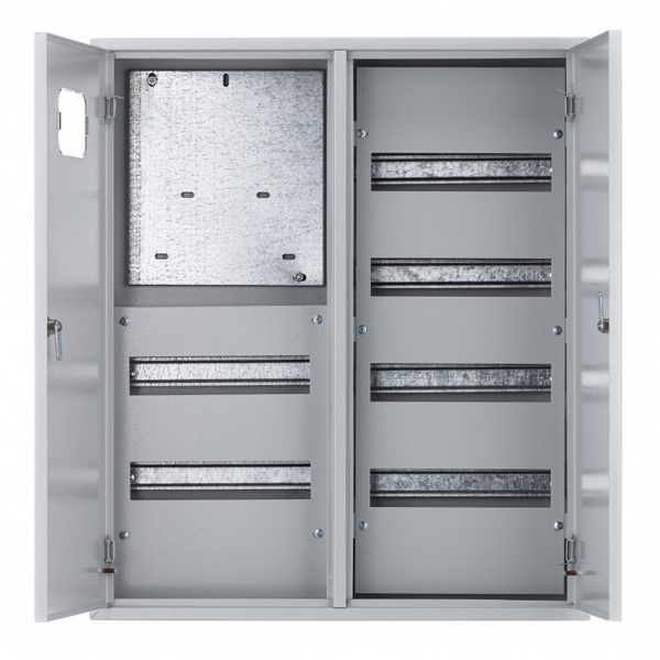 Корпус учетно-распределительный металлический навесной 2 двери DEKraft 680х585х160,3ф,72 модуля IP31