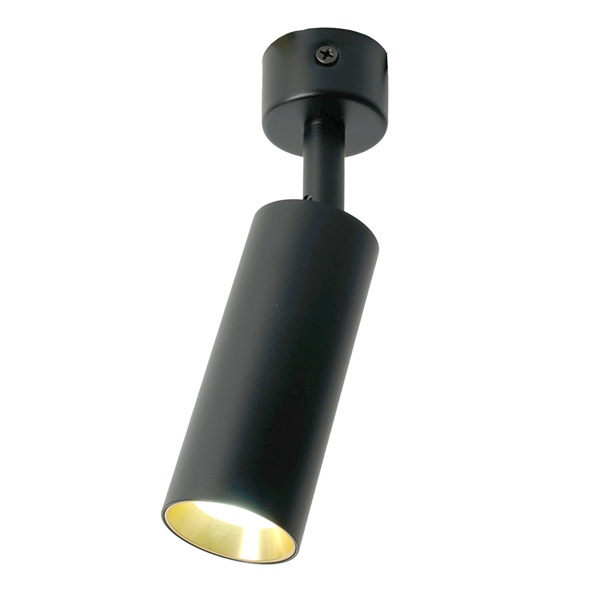 Светильник настенно-потолочный спот Feron ML1011 под лампу MR11 35W GU10, черный + золото