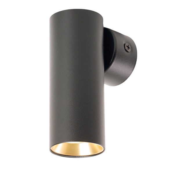 Светильник настенный Feron ML1015 под лампу MR11 35W GU10, черный + золото