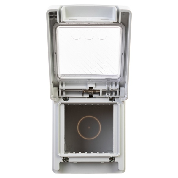 Коробка для настенного монтажа DKC Avanti 2 модуля IP55 серая