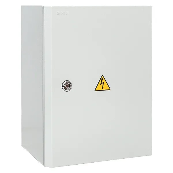 Щит с монтажной панелью EKF Kratos ЩМПг 400х300х220мм IP66 серый