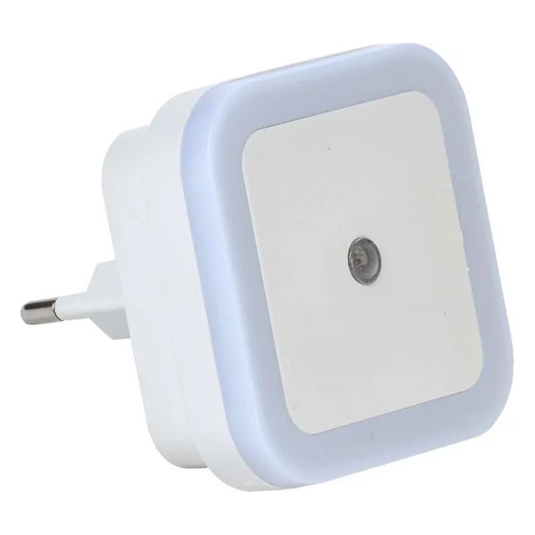 Светильник-ночник ИЭК 018 220В квадрат с датчиком освещенности