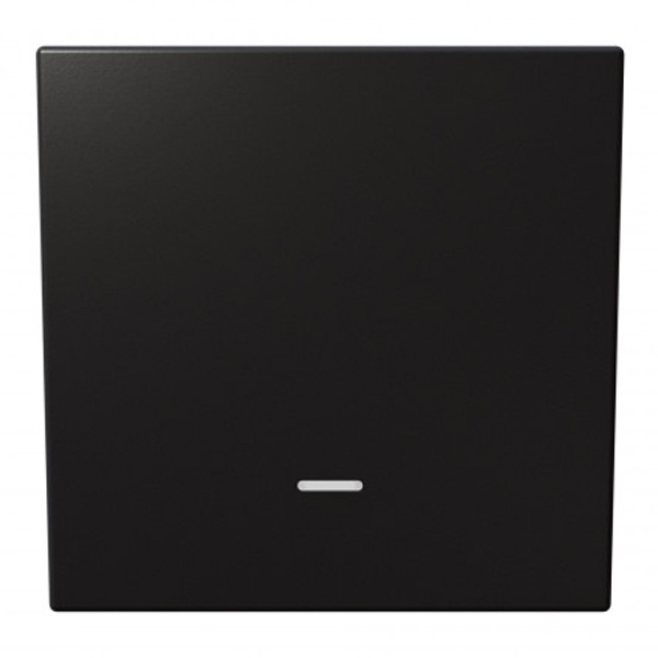 Выключатель одноклавишный c индикацией Jasmart FD 10A, никель