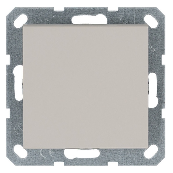 Выключатель одноклавишный перекрестный Jasmart G 10A, тауп