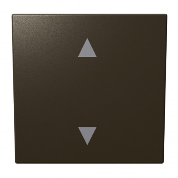 Выключатель одноклавишный для штор Jasmart FD 10A, бронза