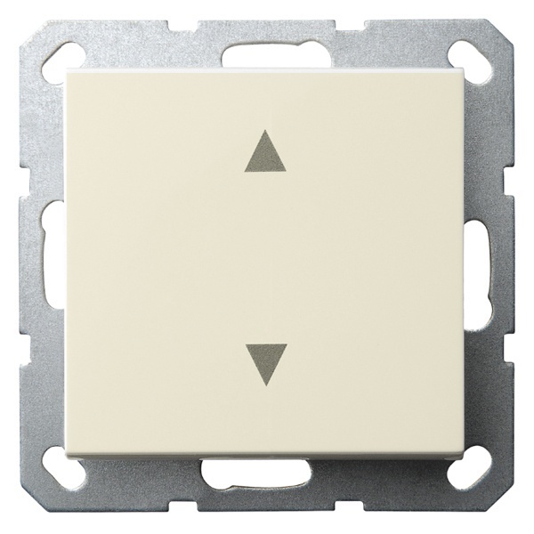 Выключатель одноклавишный для штор Jasmart G 10A, слоновая кость (бежевый)