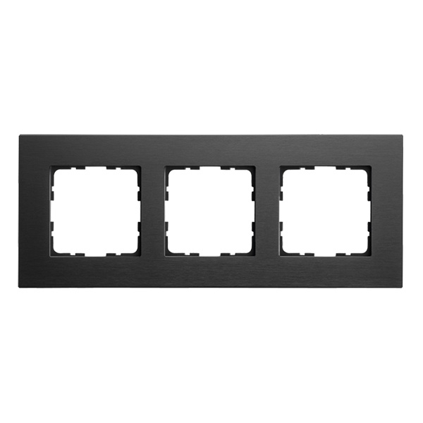 Рамка Jasmart G-Metal 4-постовая, черный
