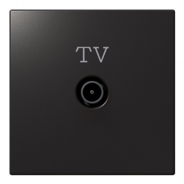 Розетка TV Jasmart FD d9.5мм оконечная, никель