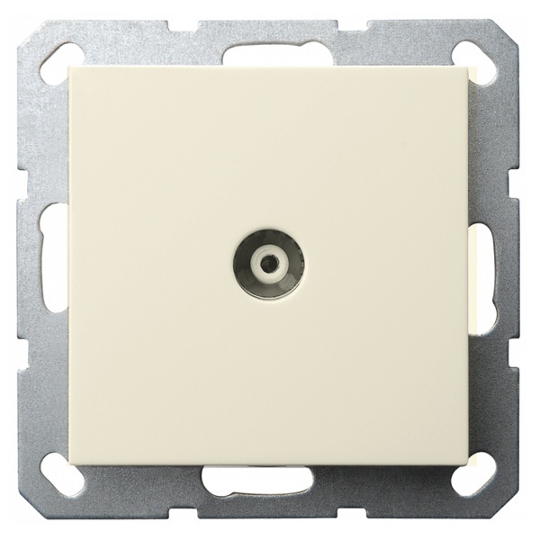 Розетка TV Jasmart G d9.5мм оконечная, слоновая кость (бежевый)